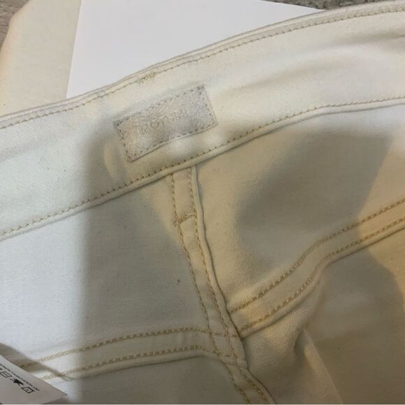 MOTHER High Waisted Looker Ankle Women’s Jeans in Silver Linings Sparkle Size 27 - Picture 9 of 11